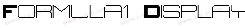 Formula1 Display Bol字体转换